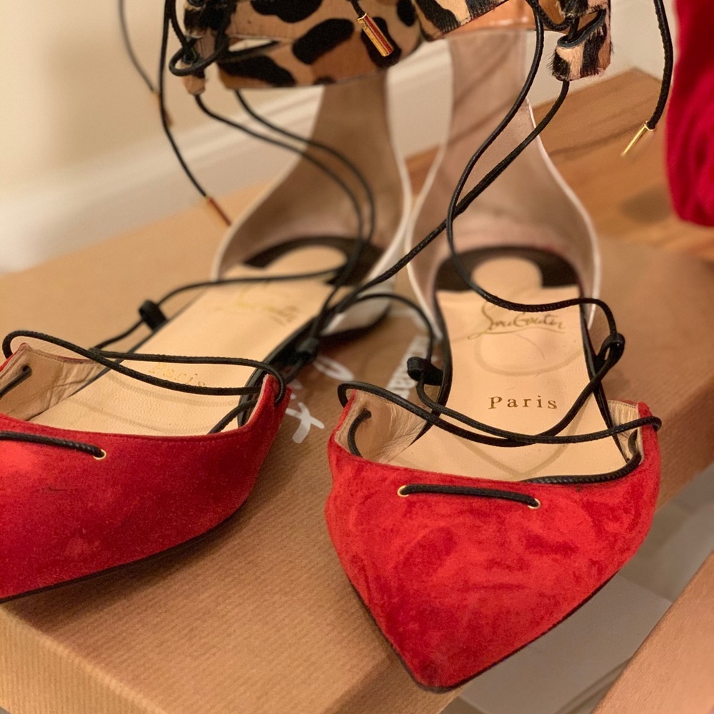 Limited edition Christian louboutin flats